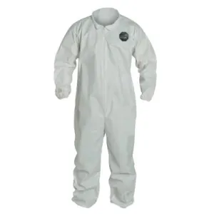 DuPont™ ProShield NexGen Coveralls with Elastic Wrists and Ankles, White, 3X-Large, NG125S-3XL