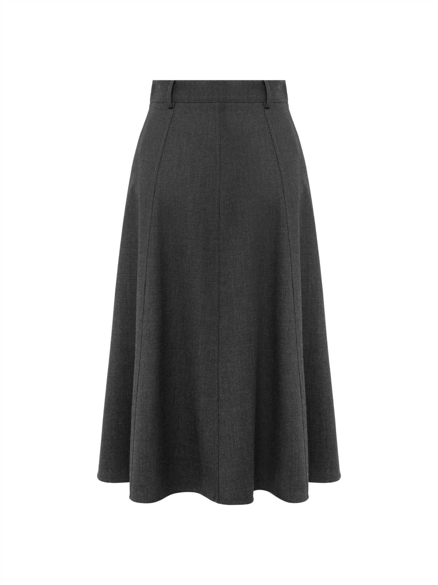 EP YAYING Wool A-shape Skirt