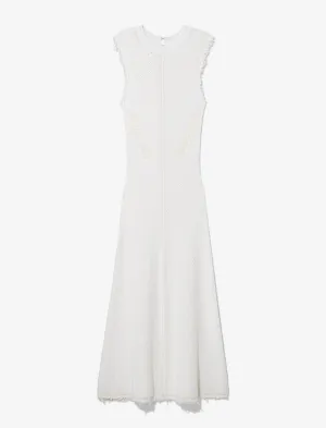 Frayed Edges Sleeveless Dress