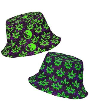 Ganja Graffiti Reversible Bucket Hat