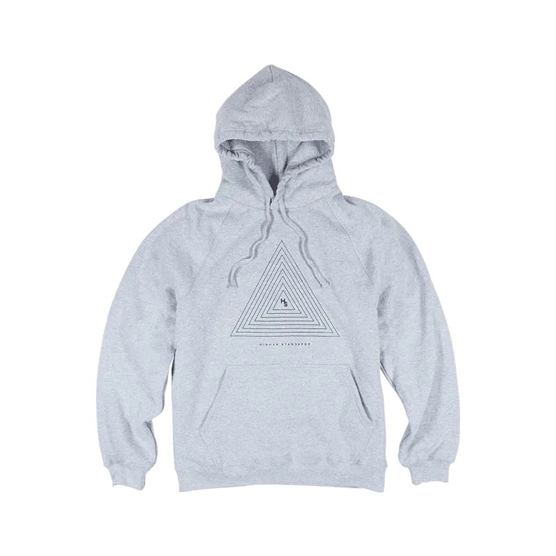 Higher Standards Hoodie - Concentric Triangle