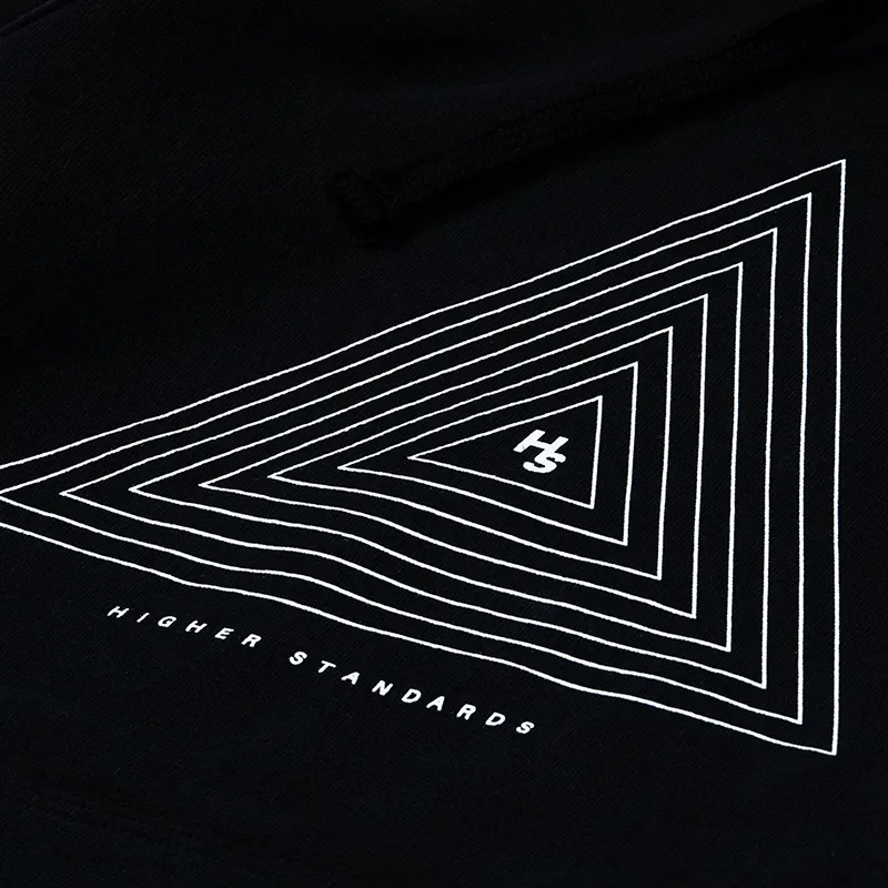 Higher Standards Hoodie - Concentric Triangle