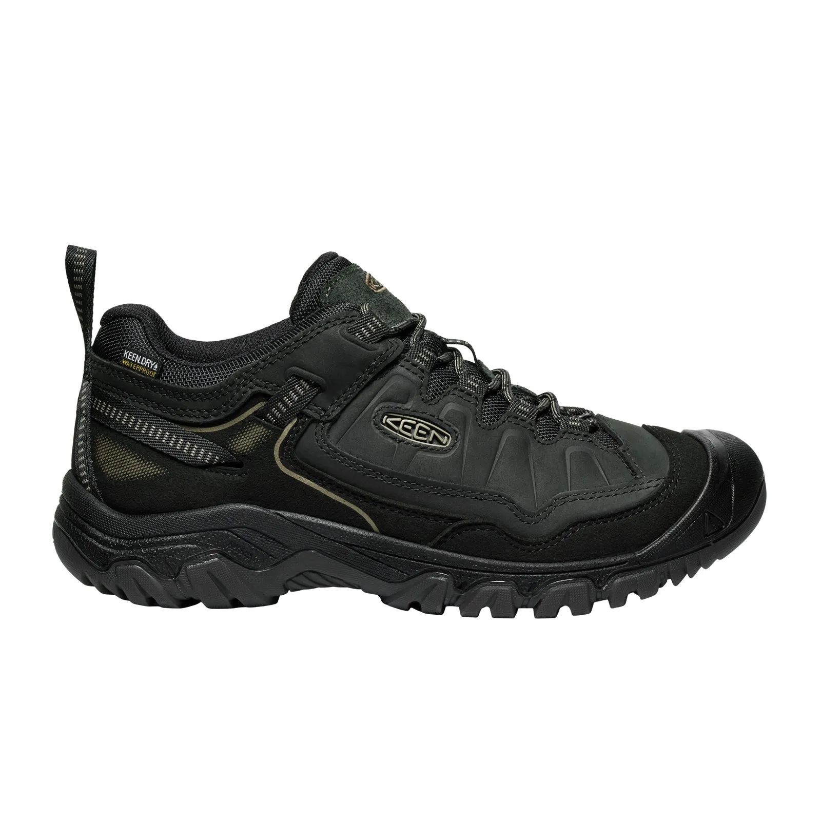 Keen Targhee IV Waterproof Hiking Shoe (Men) - Triple Black