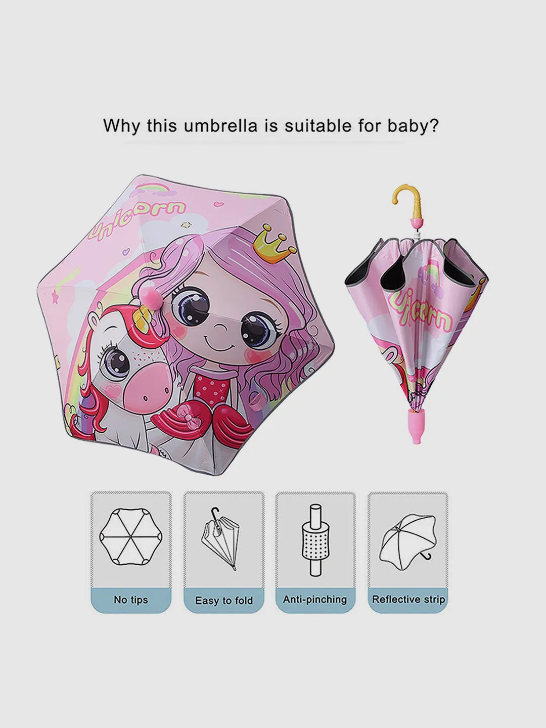 Little Surprise Box Canopy Shape Umbrella for Kids