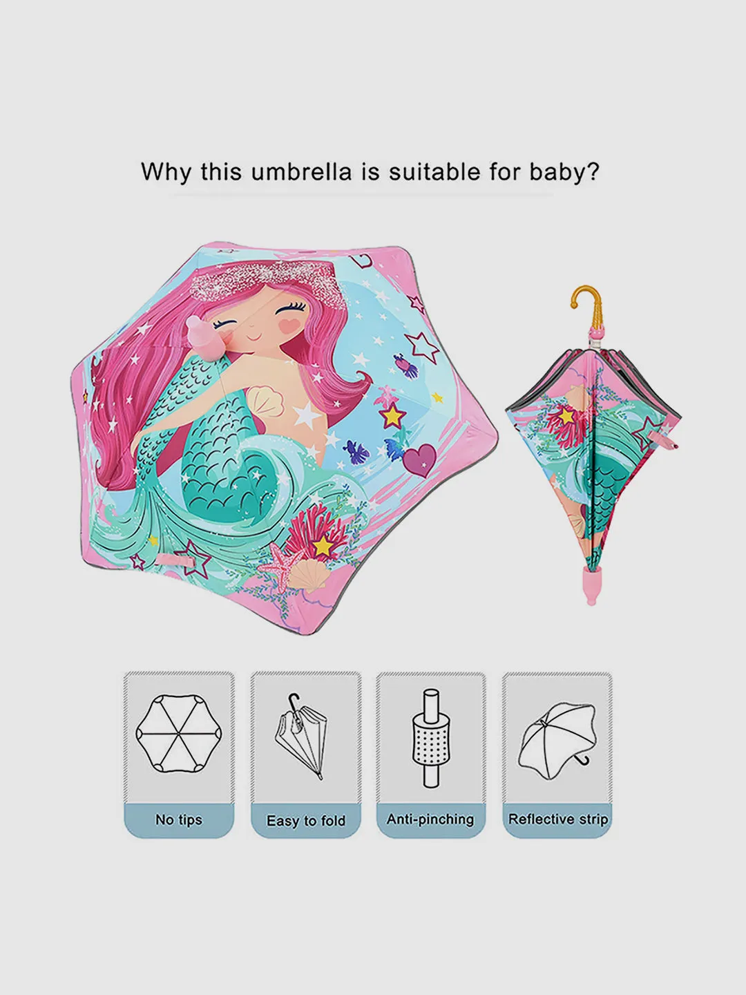 Little Surprise Box Canopy Shape Umbrella for Kids