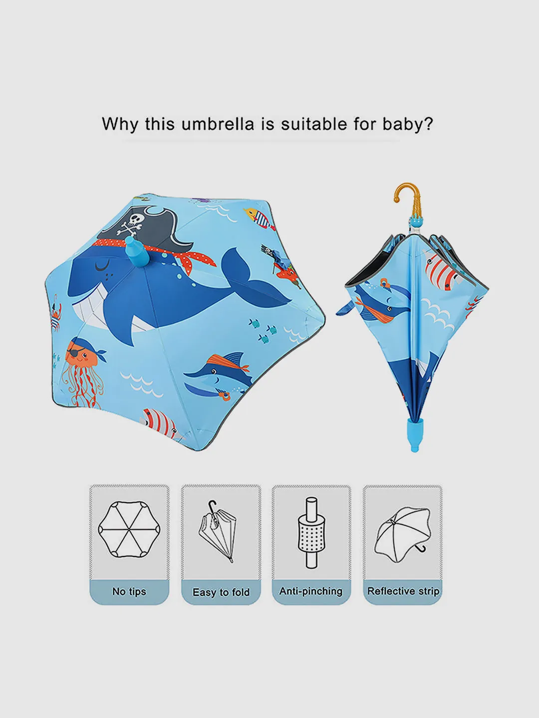 Little Surprise Box Canopy Shape Umbrella for Kids