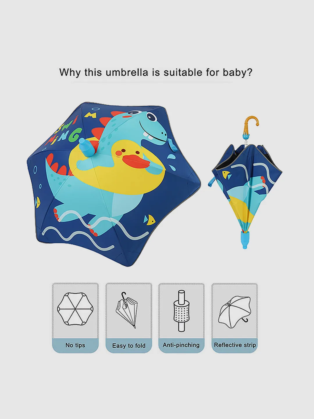 Little Surprise Box Canopy Shape Umbrella for Kids