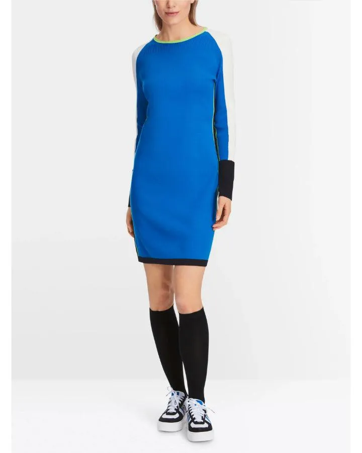 Marc Cain Knitted Colour Block Mini Dress