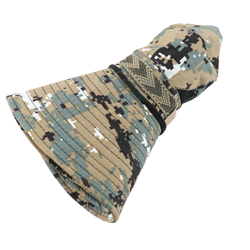 Men and Women Camouflage Large Brim Boonie Hat