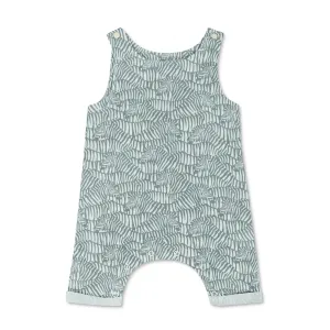 Muslin Overalls - Zebra Print