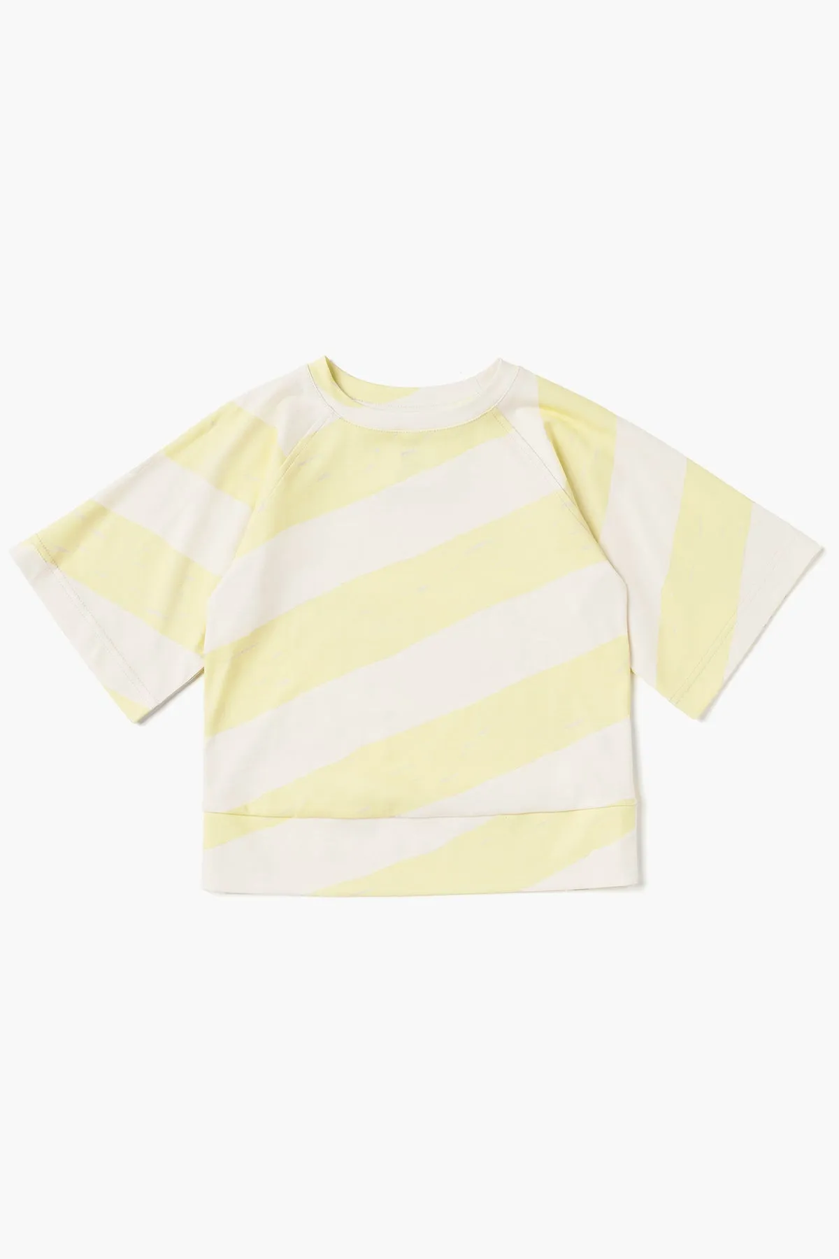 OMAMImini Oversized Raglan Kids Shirt - Yellow (Size 6 left)