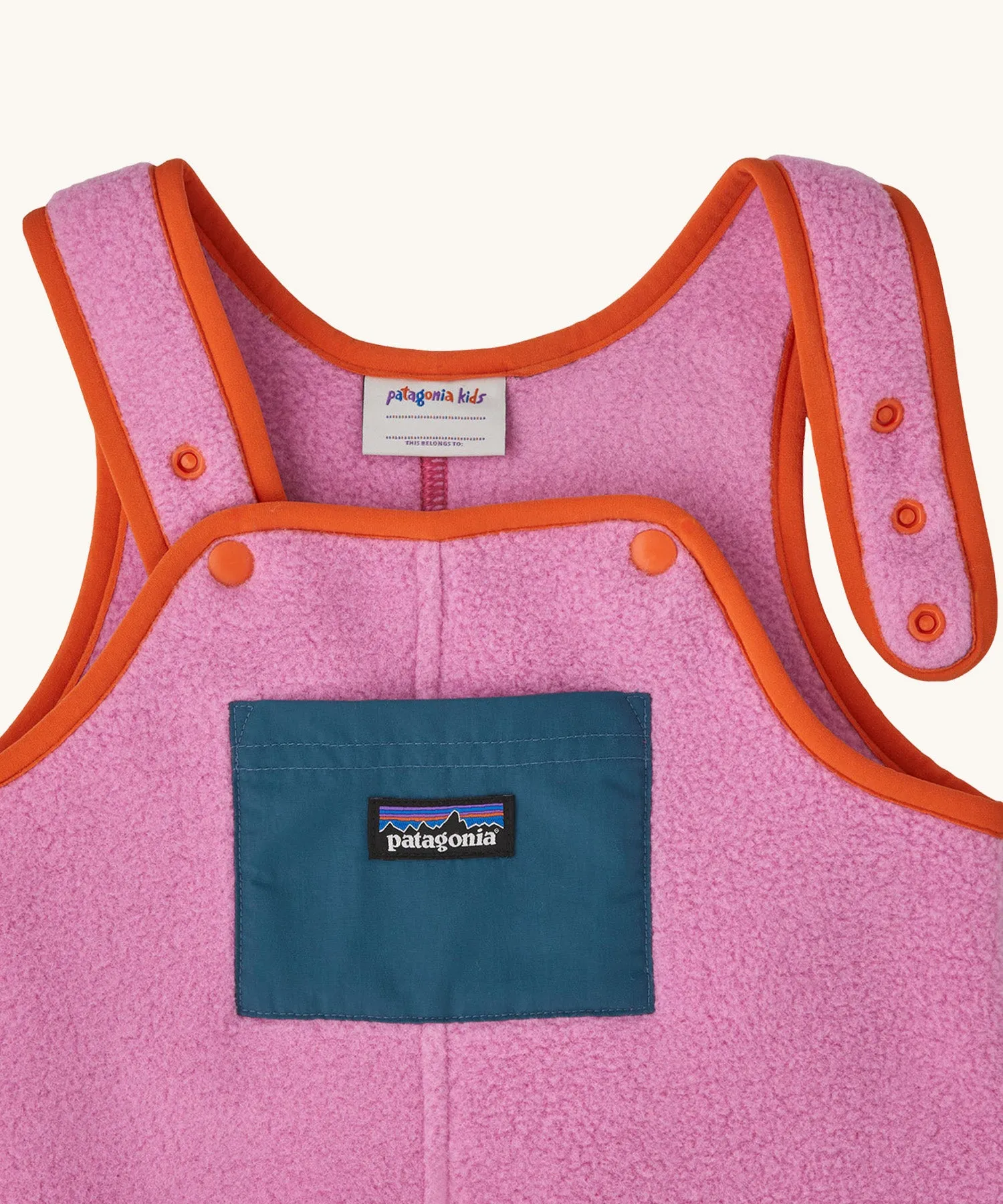 Patagonia Little Kids Synchilla® Fleece Dungarees Overalls Conifer Green