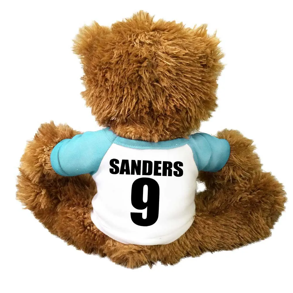 Personalized Basketball Teddy Bear - 14" Brown Tummy Bear