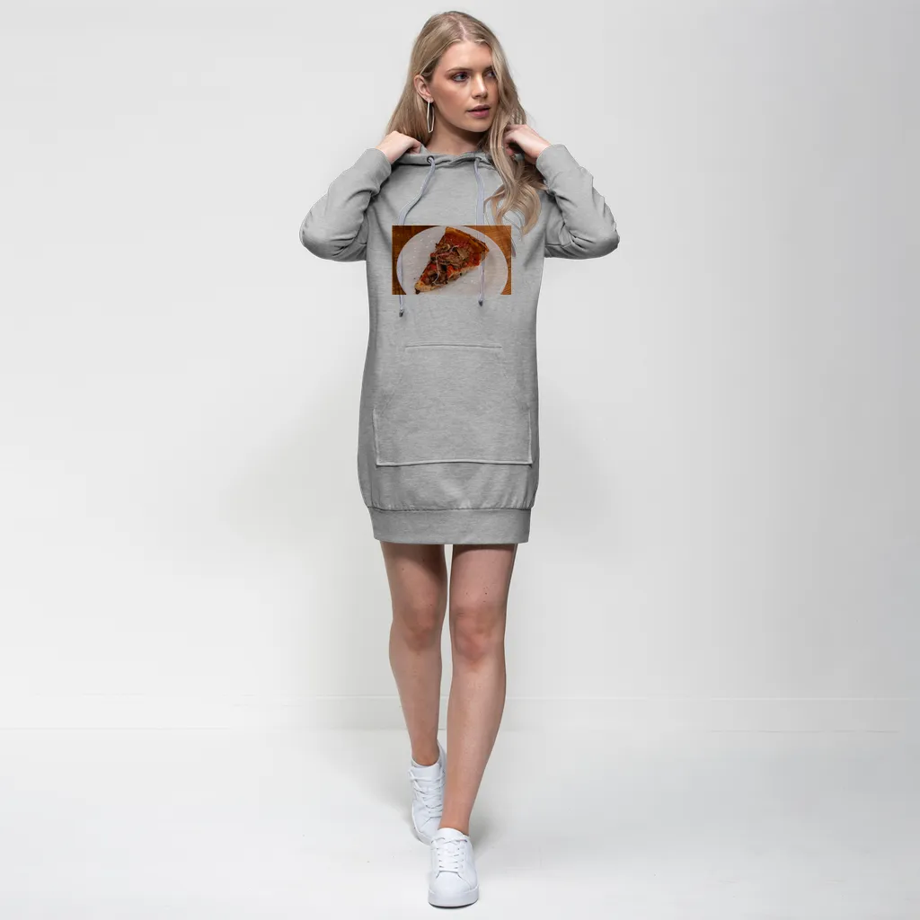 PizzaonPlate Premium Adult Hoodie Dress