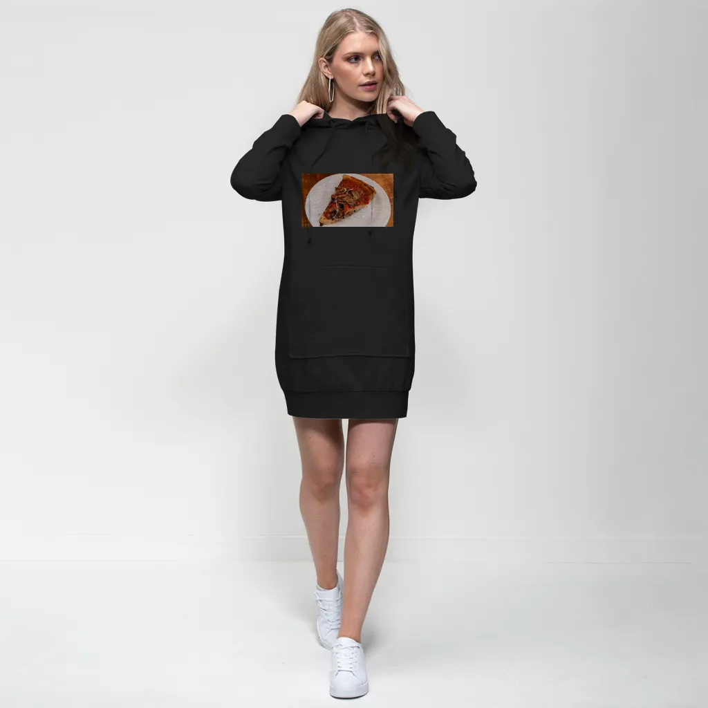 PizzaonPlate Premium Adult Hoodie Dress