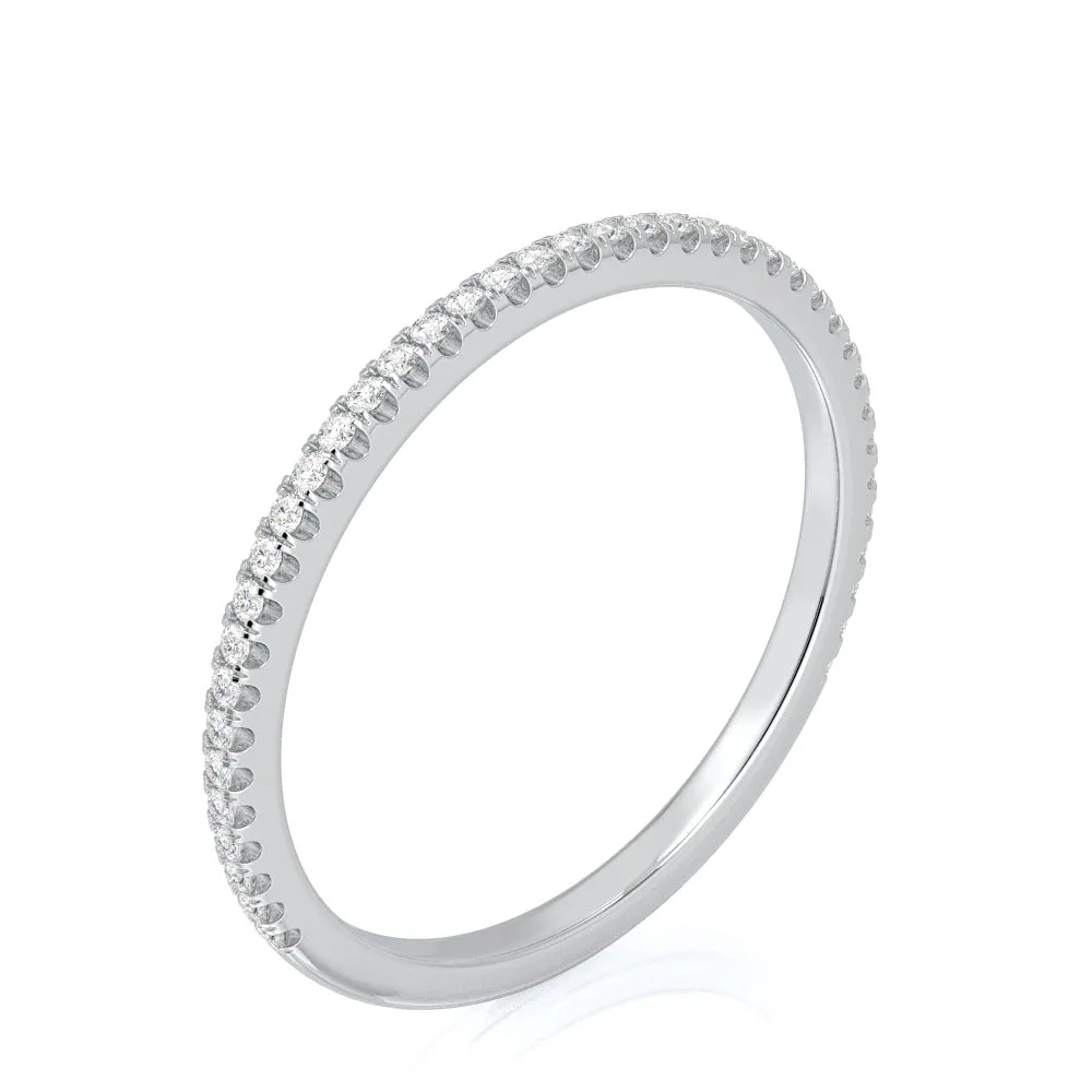 Saule Eternity Natural Round cut Diamond Wedding Band