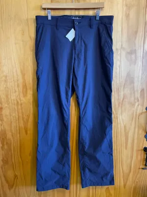 Size 35 X 34 Eddie Bauer Navy Women's Hiking Pants