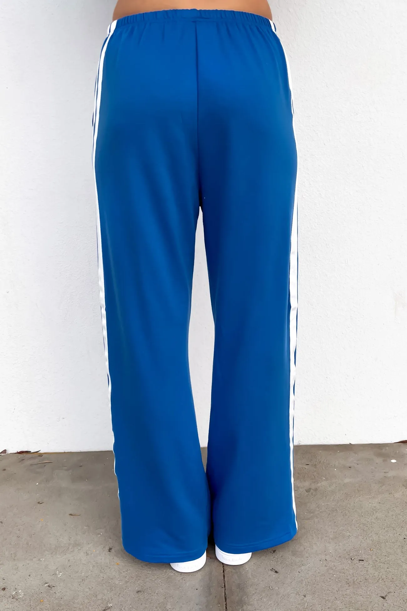 T & T Sweatpants Set Blue White