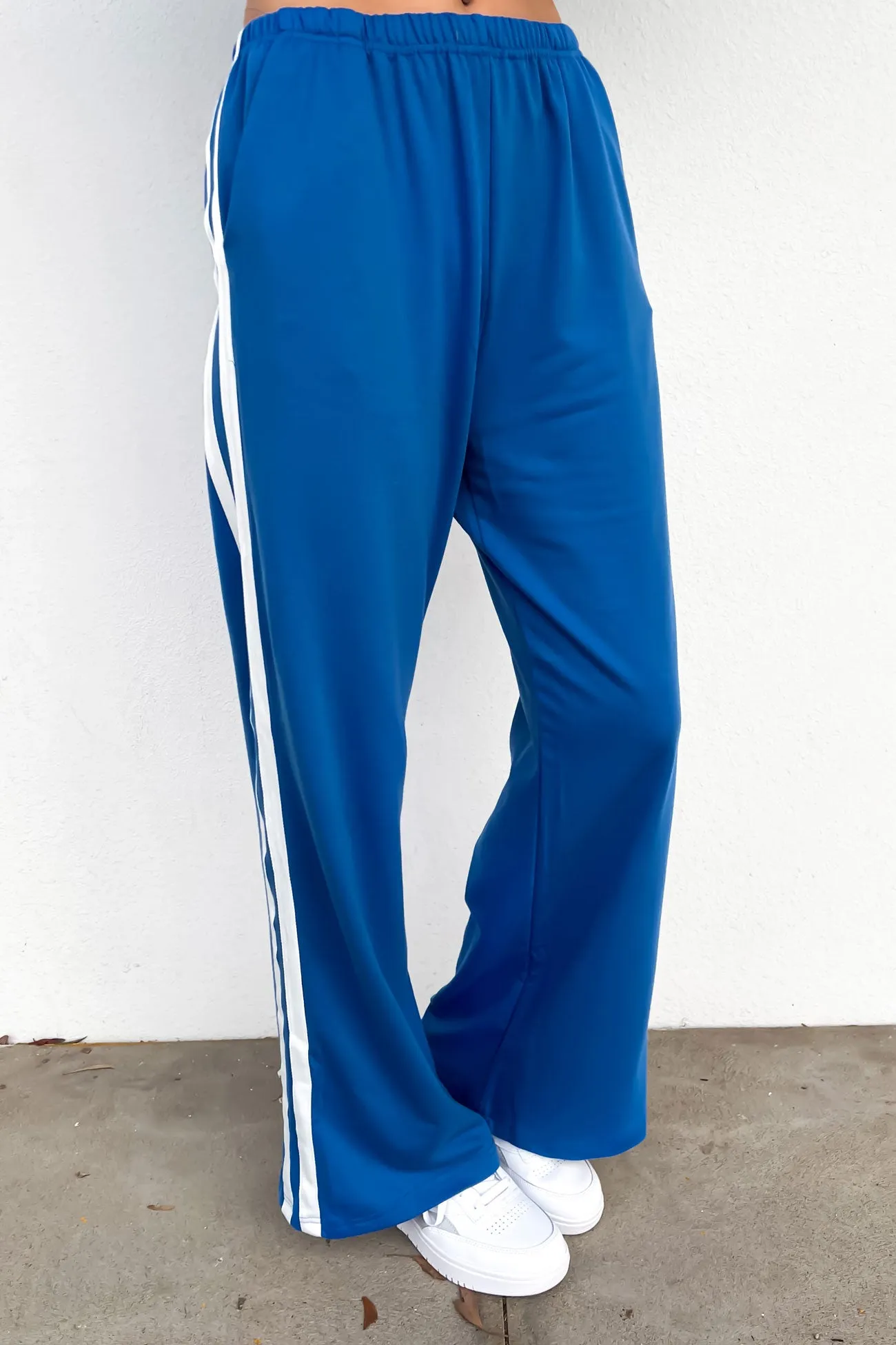 T & T Sweatpants Set Blue White