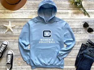 The Citadel Block C Star logo, Sports - Volleyball,  Heavy Blend™ Hooded Unisex Sweatshirt