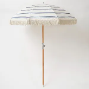 The Resort Luxe Beach Umbrella Coastal - Blue (COD Not Available)