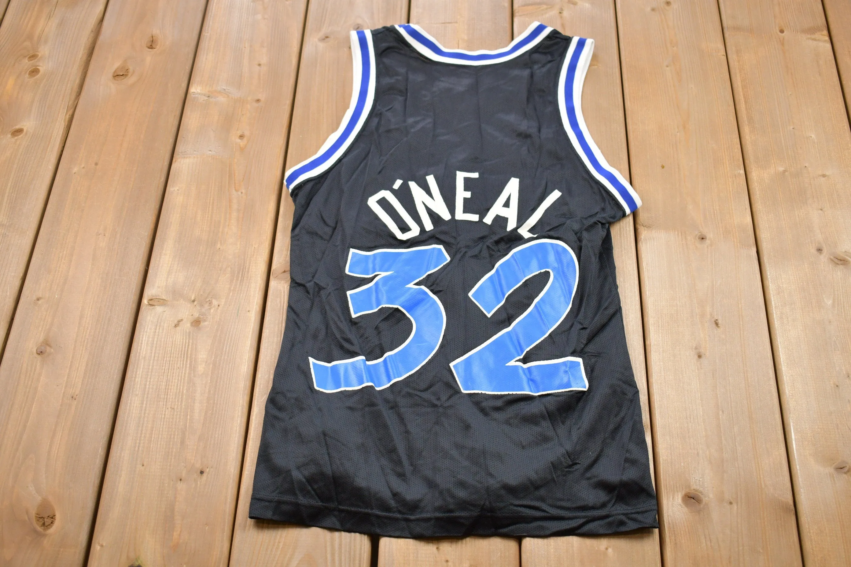 Vintage 1990s Orlando Magic Shaquille O'Neal NBA Champion Basketball Jersey