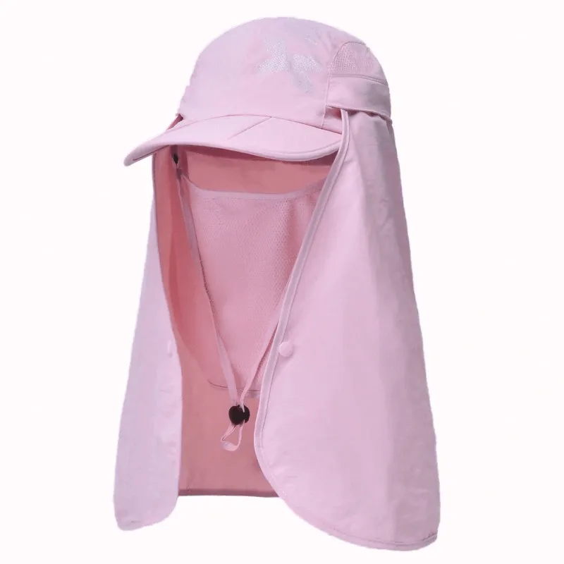 Waterproof Adjustable Sun Hat with Neck Flap For Hiking - SF0391