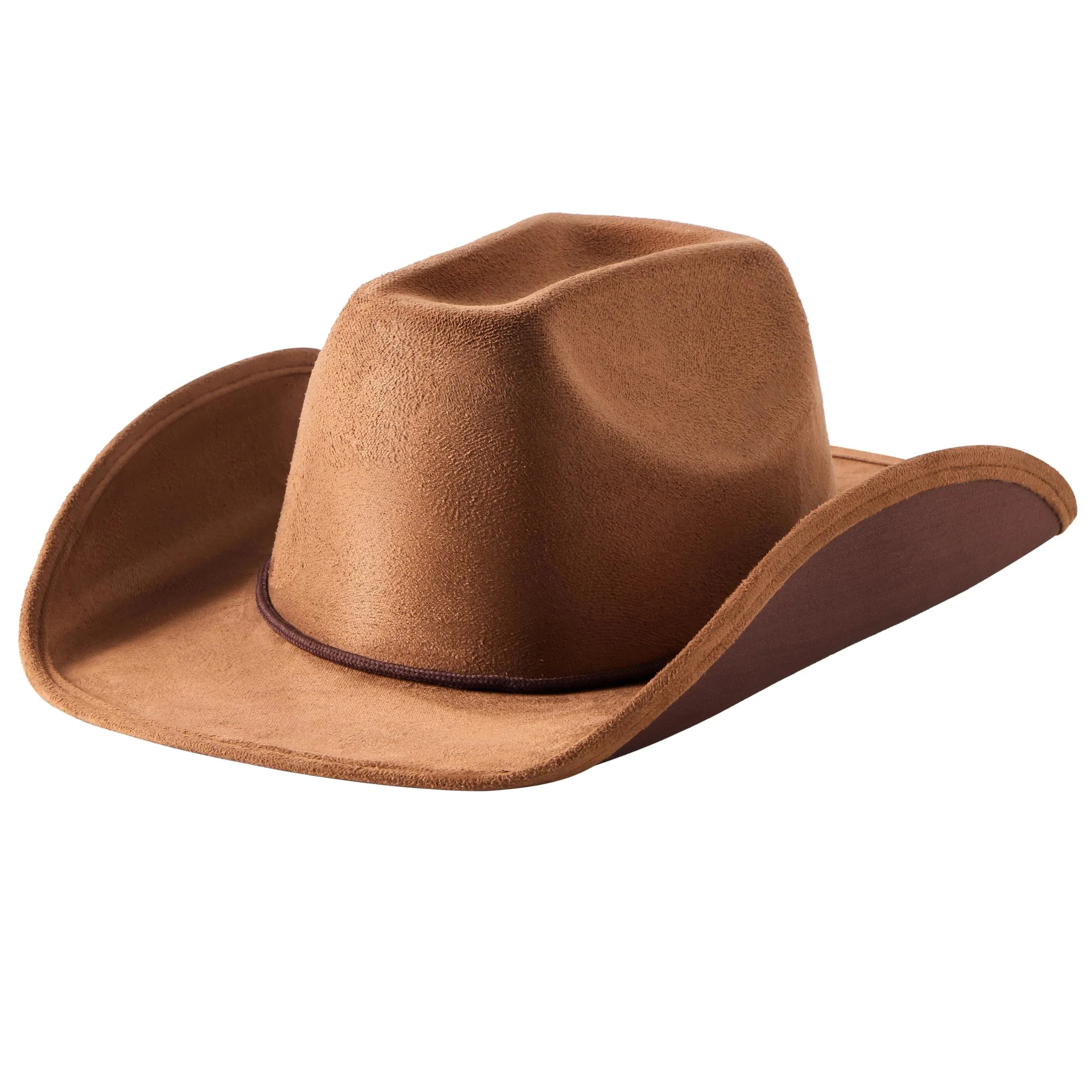 Western Brown Cowboy Halloween Hat for Adults and Kids Accessory