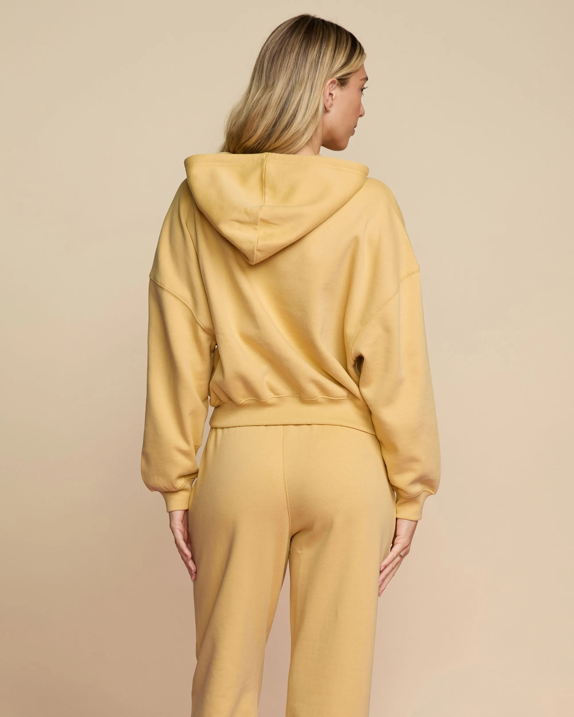 With Love From The Sun Hoodie - Pale Yellow